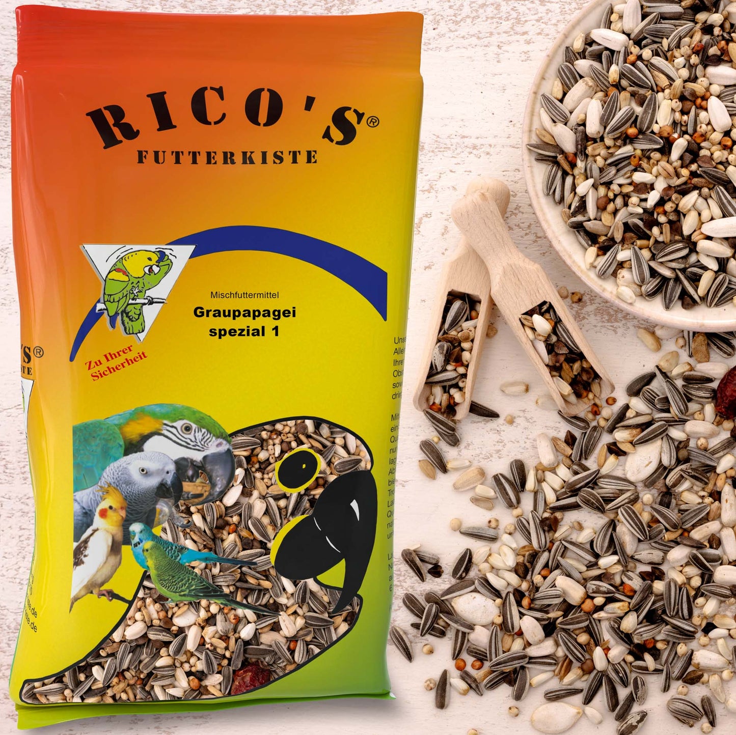Futter für Graupapageien – Papageienfutter