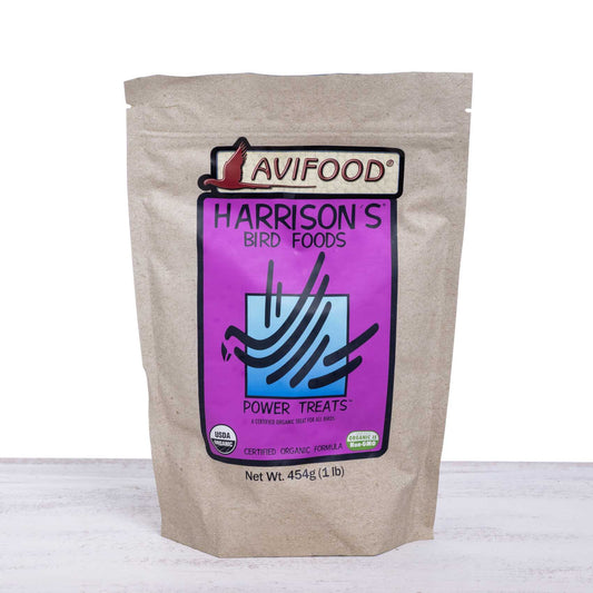 Harrison’s Power Treats – Bio-Umstellungsfutter & Energieleckerli für alle Heimvögel