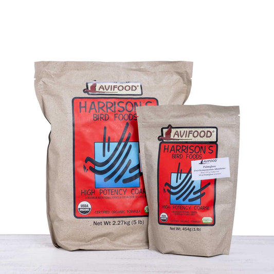 Harrison’s High Potency Coarse – Bio-Zuchtfutter für mittelgroße bis große Papageien