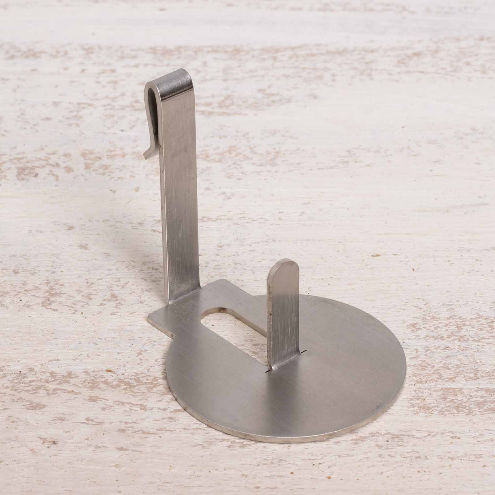 Edelstahlhalterung für MG Mineralien Menü