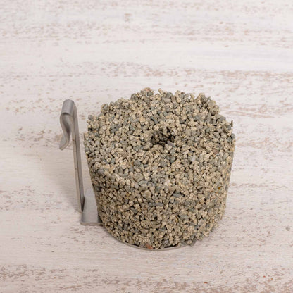 Edelstahlhalterung für MG Mineralien Menü