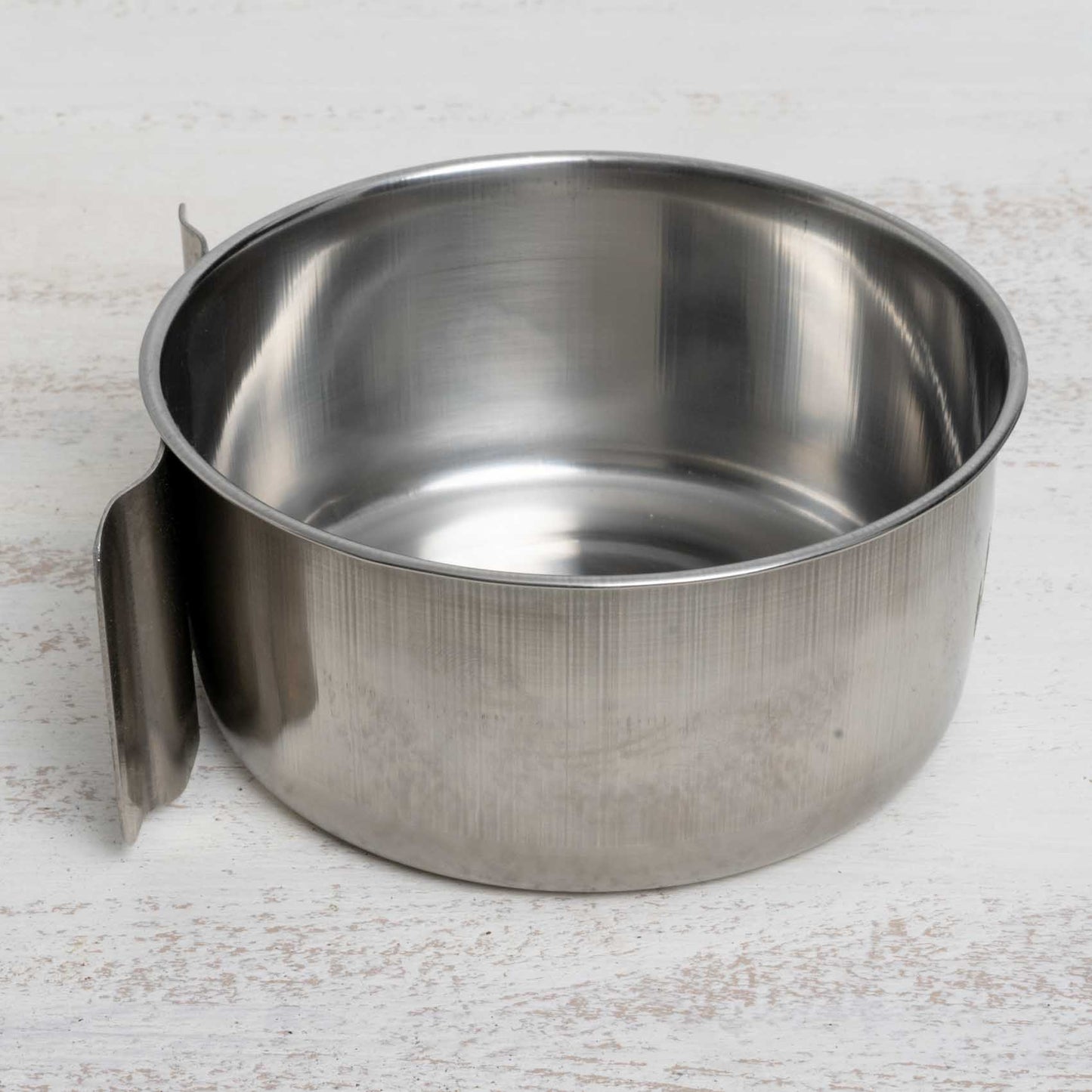 Edelstahlnapf mit Halteplatte zum Einschieben 500 ml