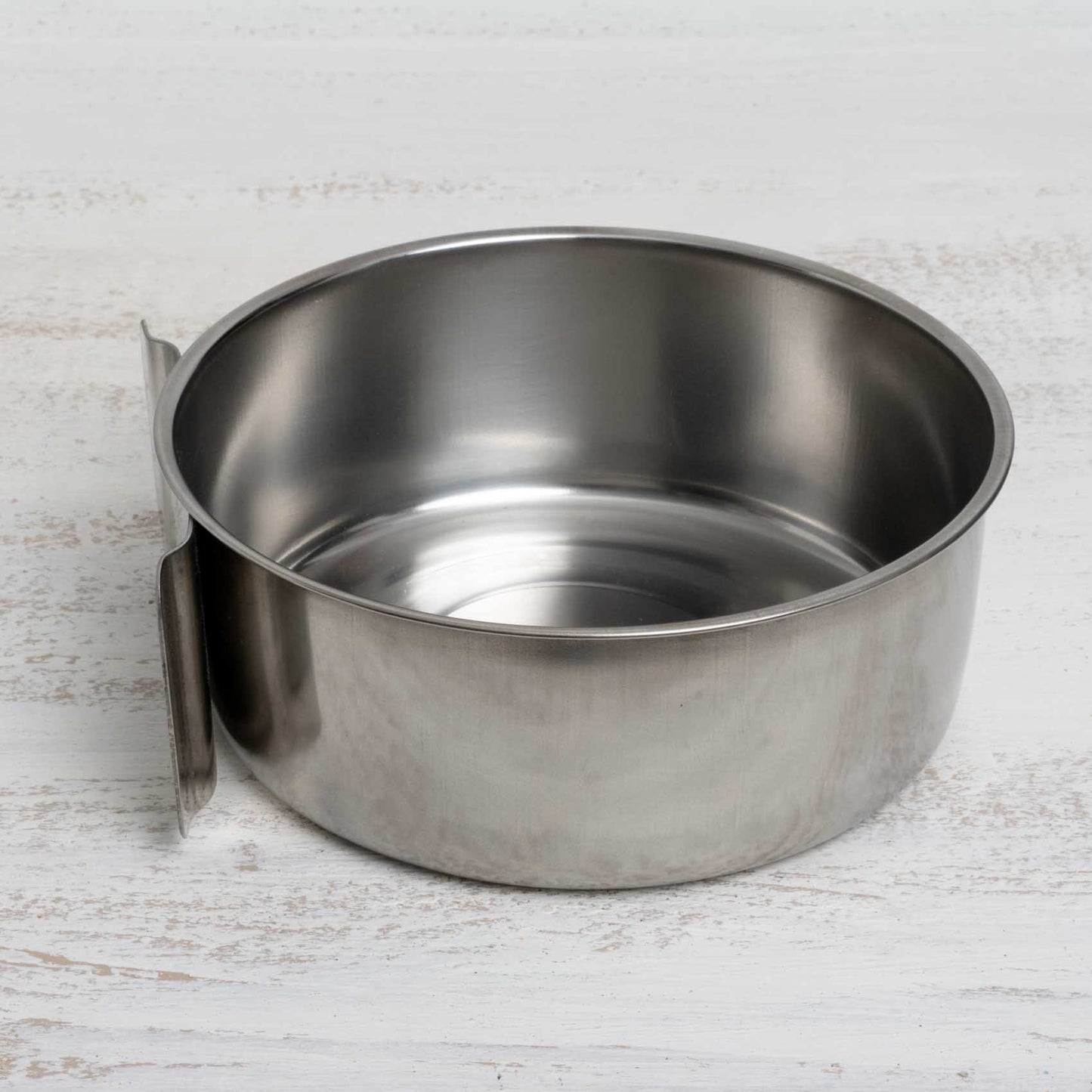 Edelstahlnapf mit Halteplatte zum Einschieben 900 ml