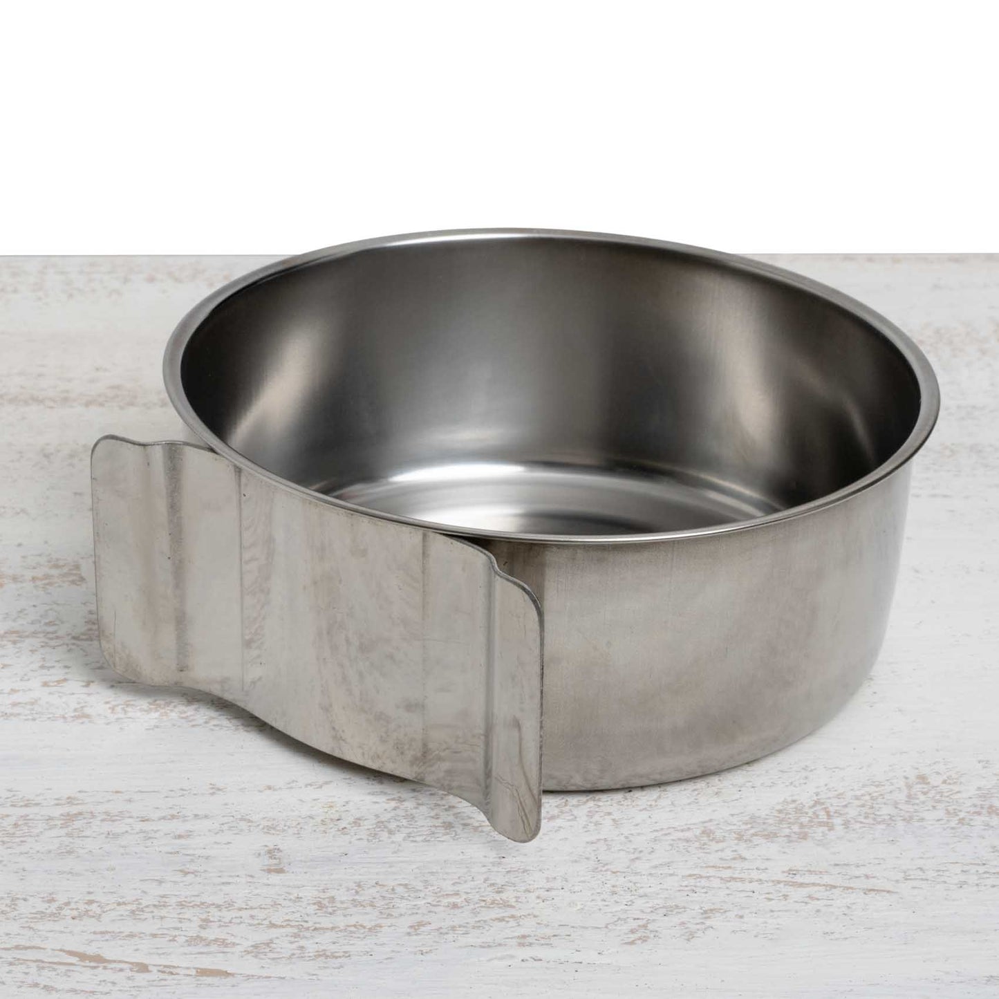 Edelstahlnapf mit Halteplatte zum Einschieben 900 ml