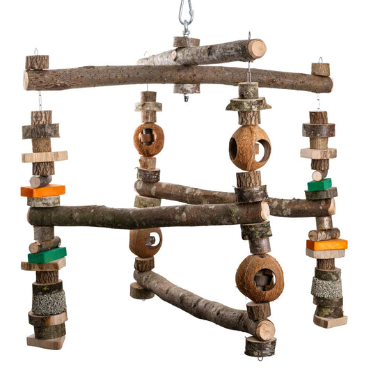 Ara Jumbo-Schaukel – Riesiger Papageienfreisitz für Aras, Kakadus & große Papageien