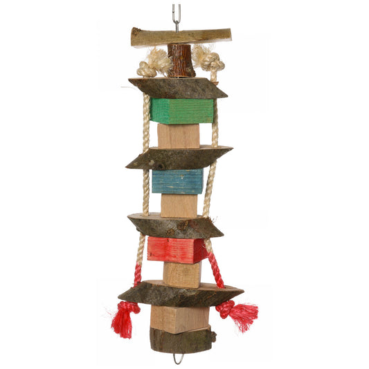 Knabber-Turm – Papageienspielzeug