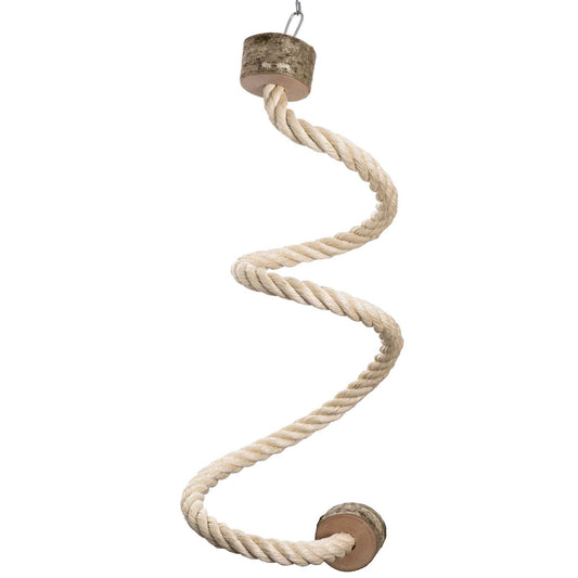 Sisal-Spirale Groß – Spiel- und Kletterspaß für große Papageien