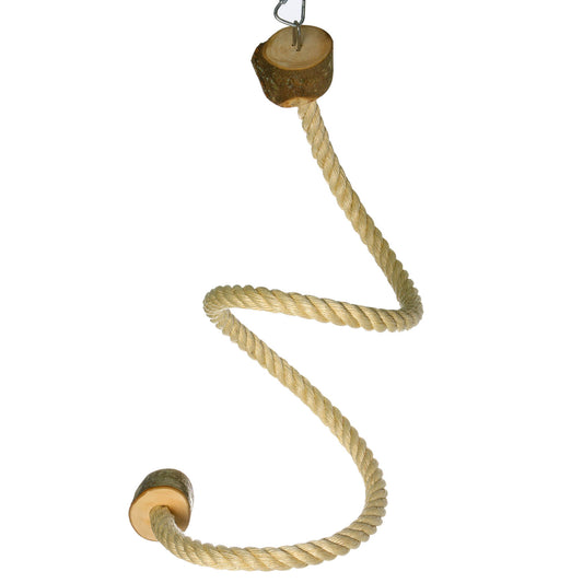 Sisal-Spirale "Groß" für Papageien