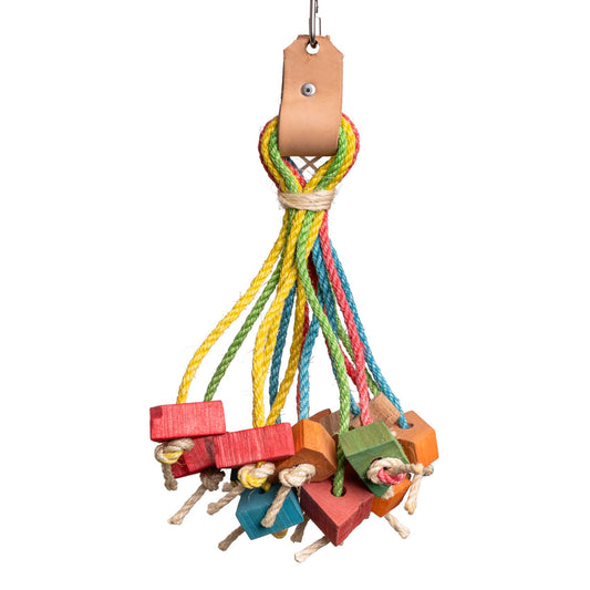 Sisal-Krake – Schredder-Spielzeug für Papageien