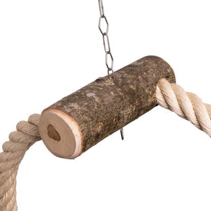 Sisal Ringschaukel für Großsittiche und Papageien Ø 40 cm