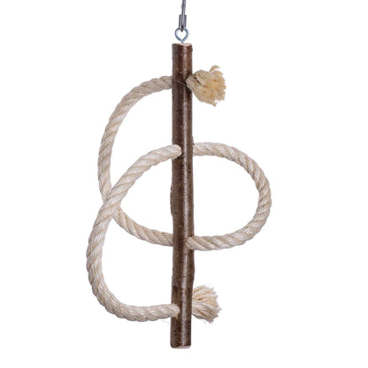 Kletterschnecke – Sittichspielzeug aus Sisal