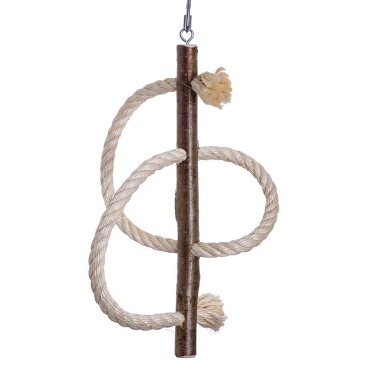 Kletterschnecke – Sittichspielzeug aus Sisal