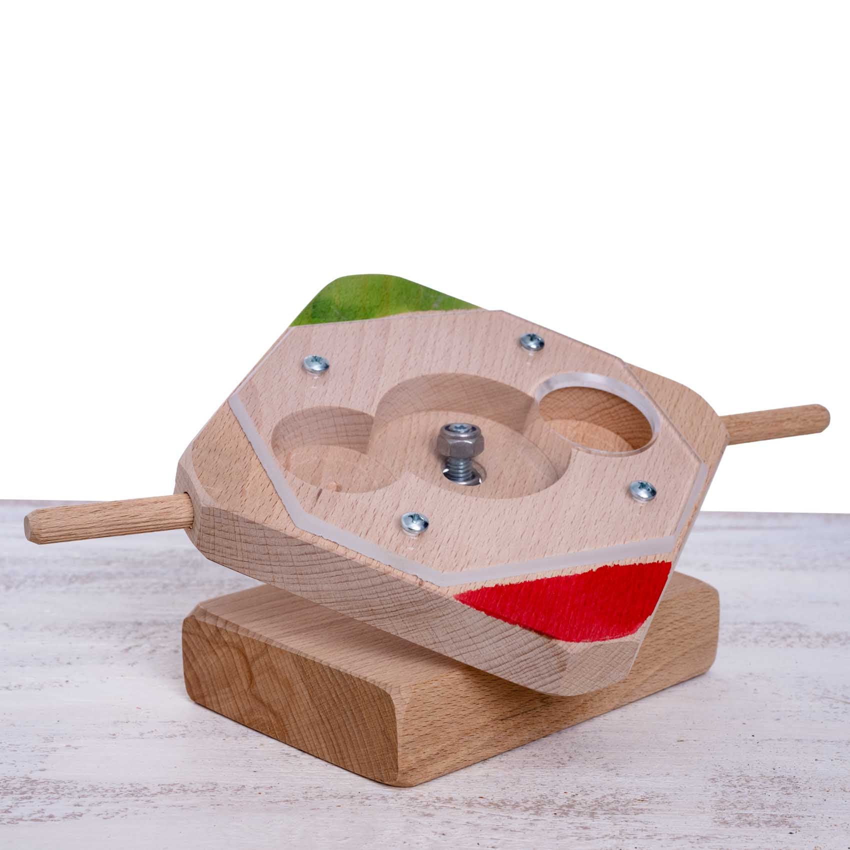 Wipp-Brett für Papageien – Intelligenzspielzeug für neugierige Vögel