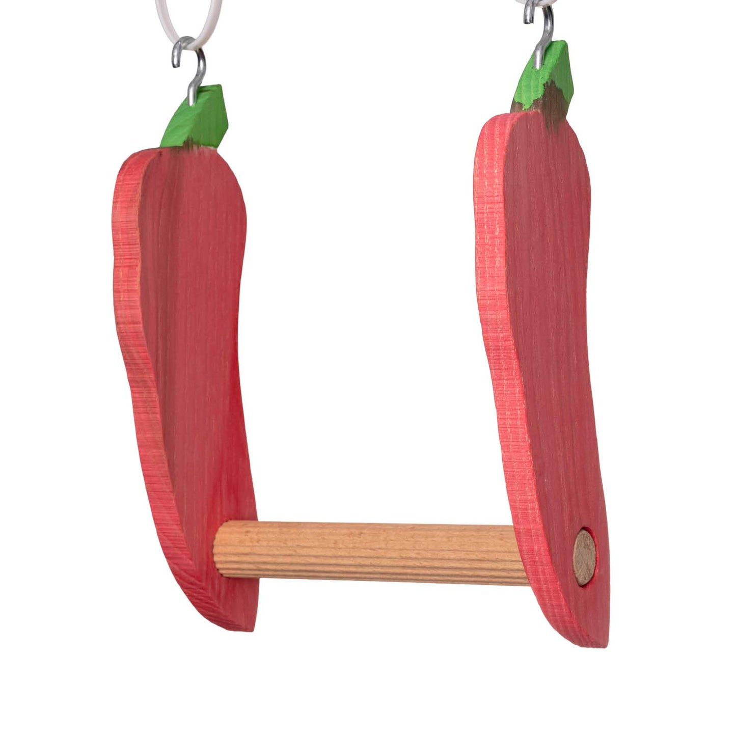 Chili-Schaukel – Farbiger Schaukelspaß für Wellensittiche & kleine Papageien