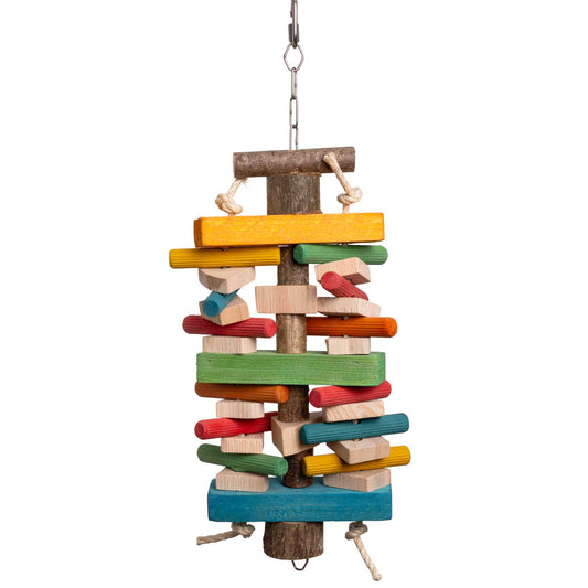 Knabbertrio – Spiel- und Knabberspaß für Papageien – Papageienspielzeug