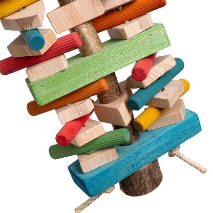 Knabbertrio – Papageienspielzeug