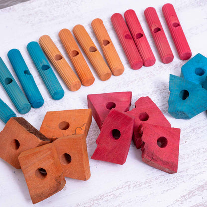 Nachfüllset "Bunt" für Papageien
