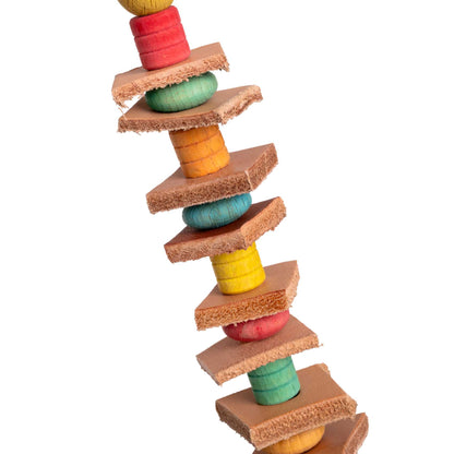 Lederspielzeug "Mini" – für Wellensittiche