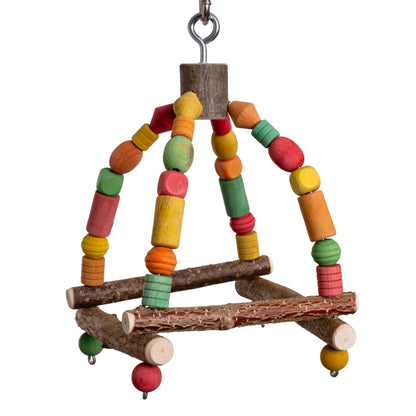 Wellensittich-Schaukel Minitempel - Sittichspielzeug