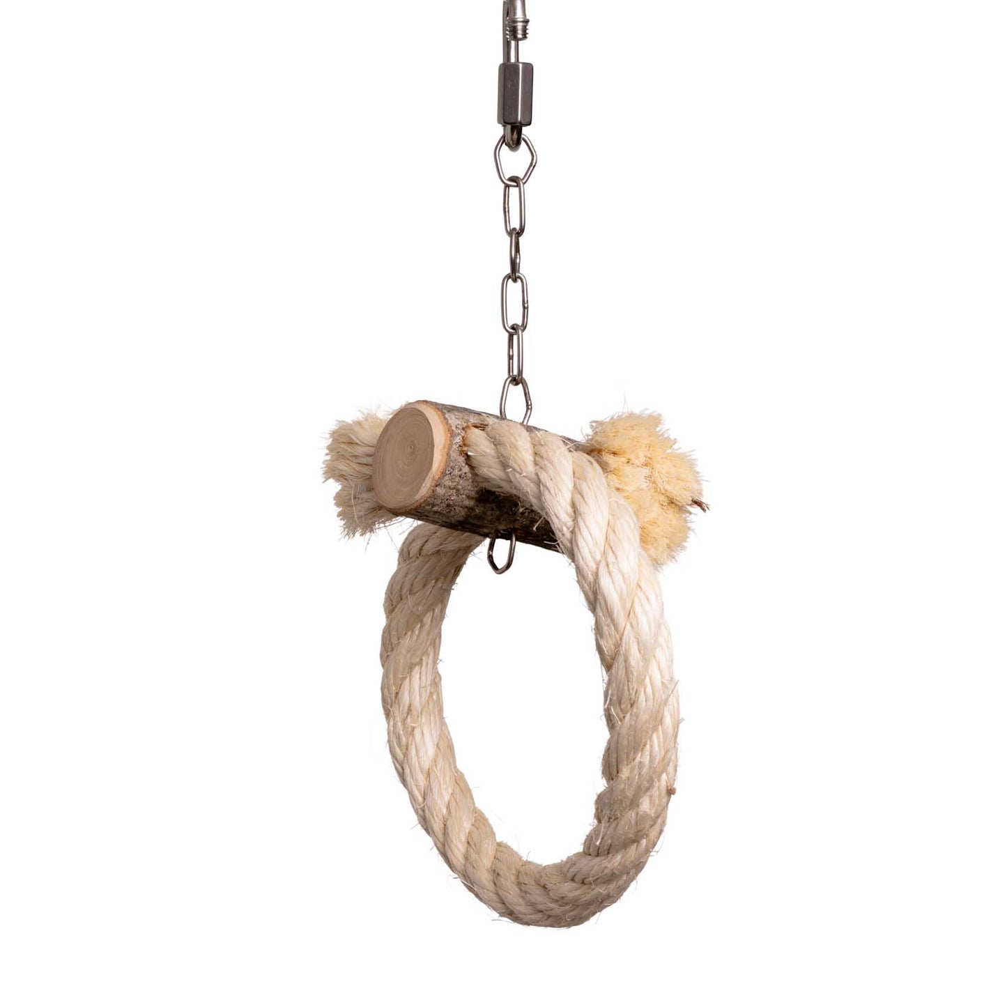 Wellensittich-Sisalring-Schaukel "mini" Ø 10 cm