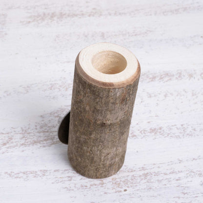 Asthalter aus Holz für Wellensittiche