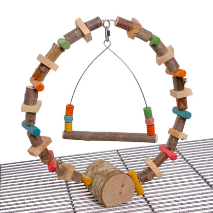 Spiel und Schaukelbogen für Sittiche und kleine Papageien