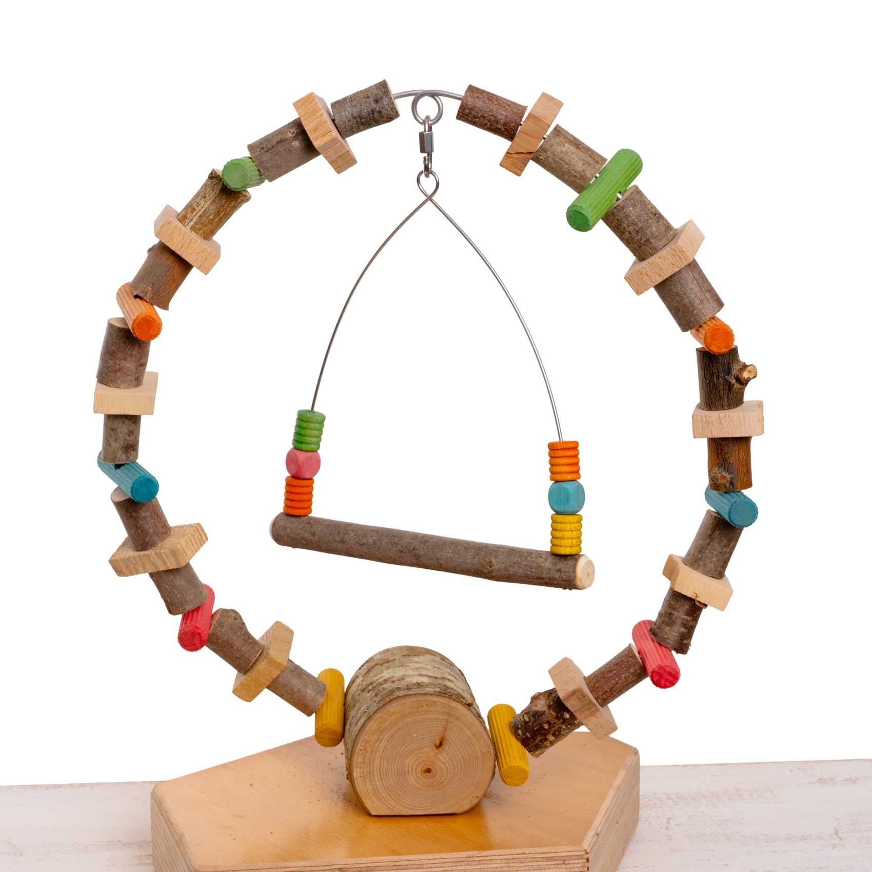 Spiel und Schaukelbogen für Sittiche und kleine Papageien