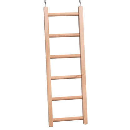 Sittichleiter mit 6 Sprossen – Kletterspaß für Wellensittiche & kleine Papageien
