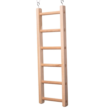 Sittichleiter mit 6 Sprossen – Kletterspaß für Wellensittiche & kleine Papageien
