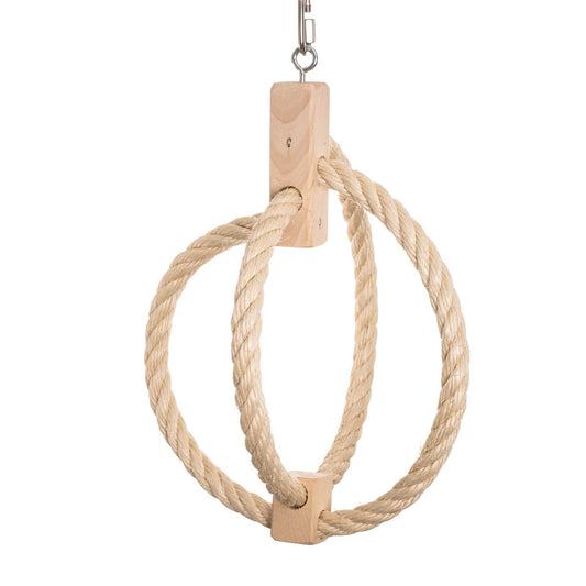 Sisal-Schaukel-Kugel für Sittiche und kleine Papageien