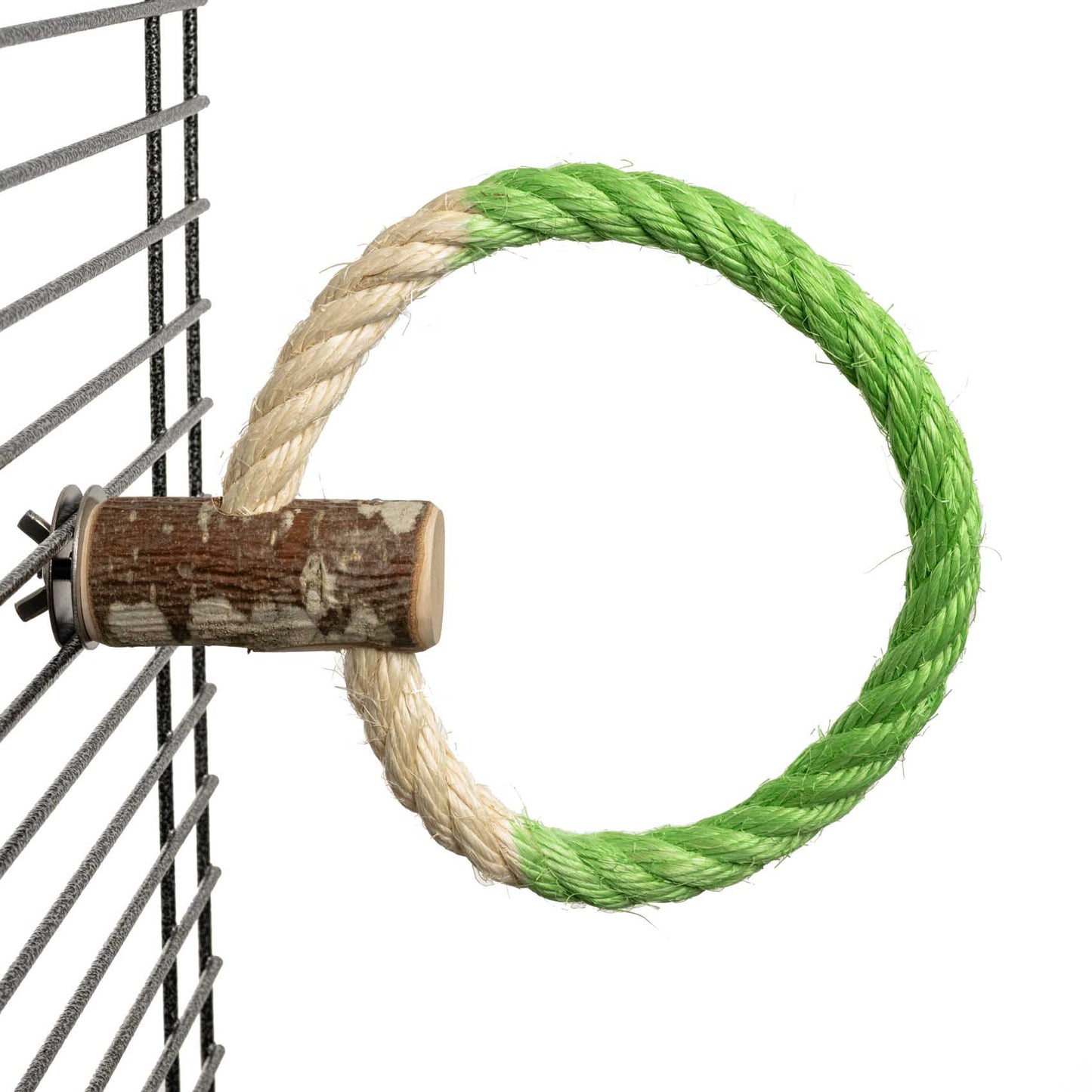 Sittich-Sisal-Kletterring – Kletter- & Spielring aus Natur-Sisal für Sittiche & kleine Papageien