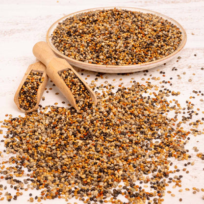 Mohairhirse (gelb) – Papageienfutter