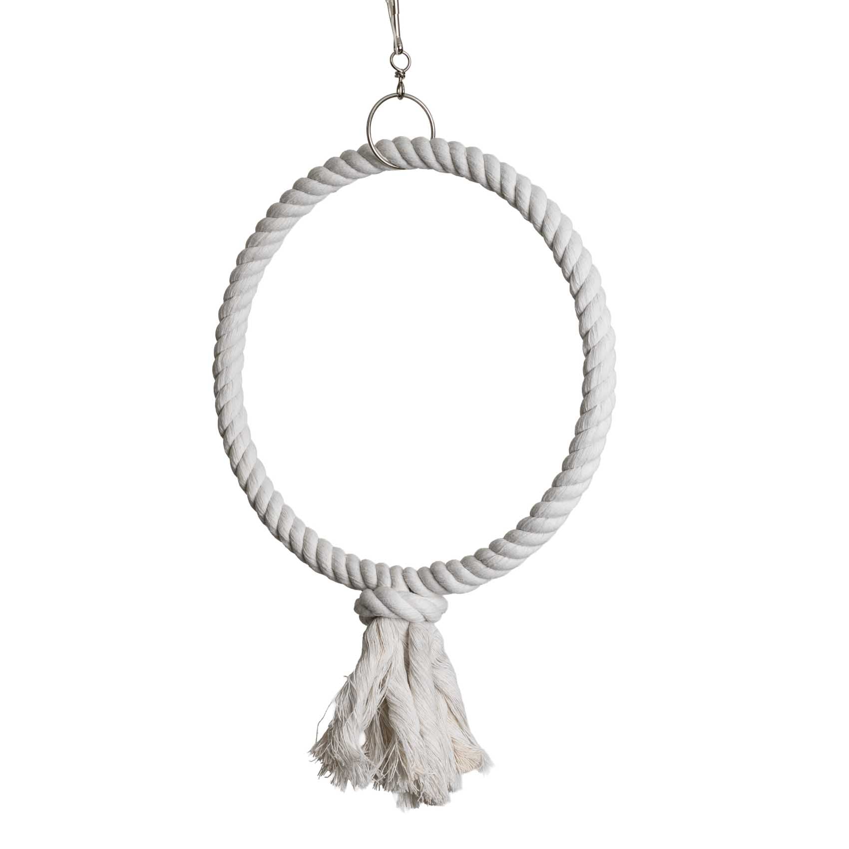 Baumwoll-Ring – ca. 2 cm dick, Ø 29 cm für Sittiche & kleine Papageien