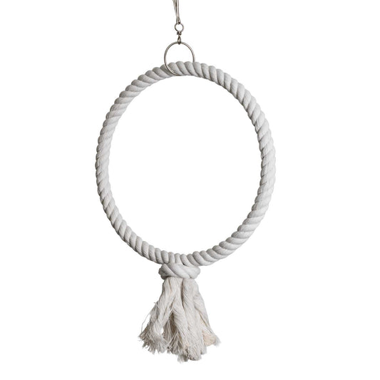 Baumwoll-Ring – ca. 2 cm dick, Ø 29 cm für Sittiche & kleine Papageien