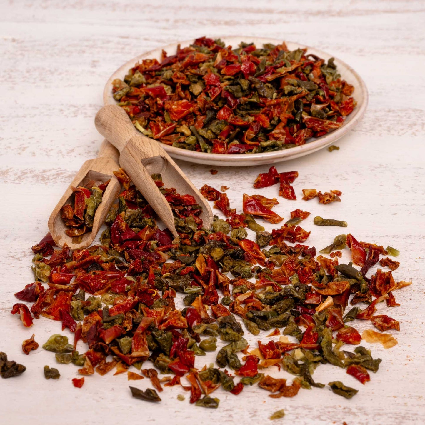 Paprika rot/grün, getrocknet – Papageienfutter-Zusatzfuttermittel