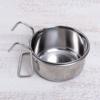 Edelstahlnapf zum Einhängen