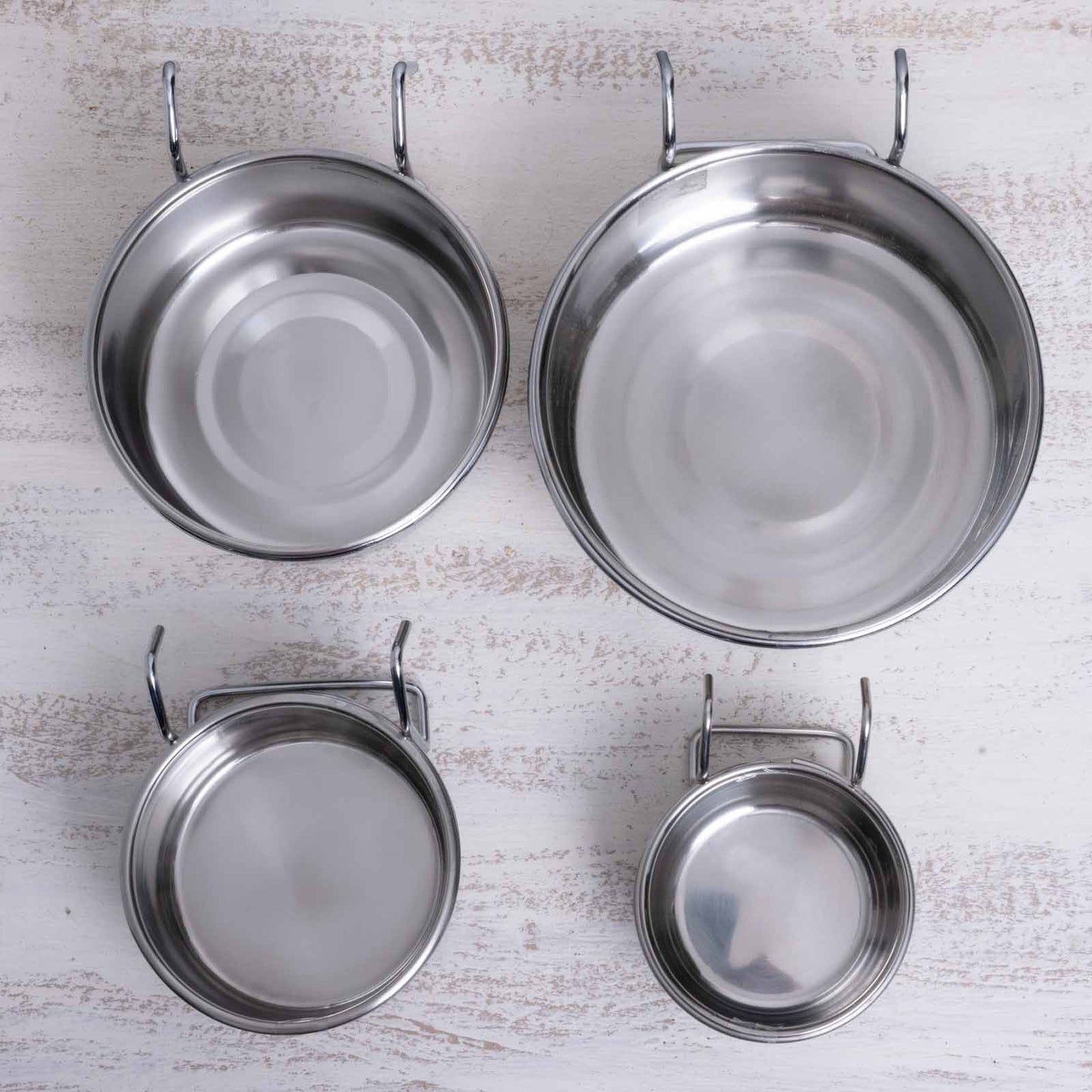 Edelstahlnapf zum Einhängen