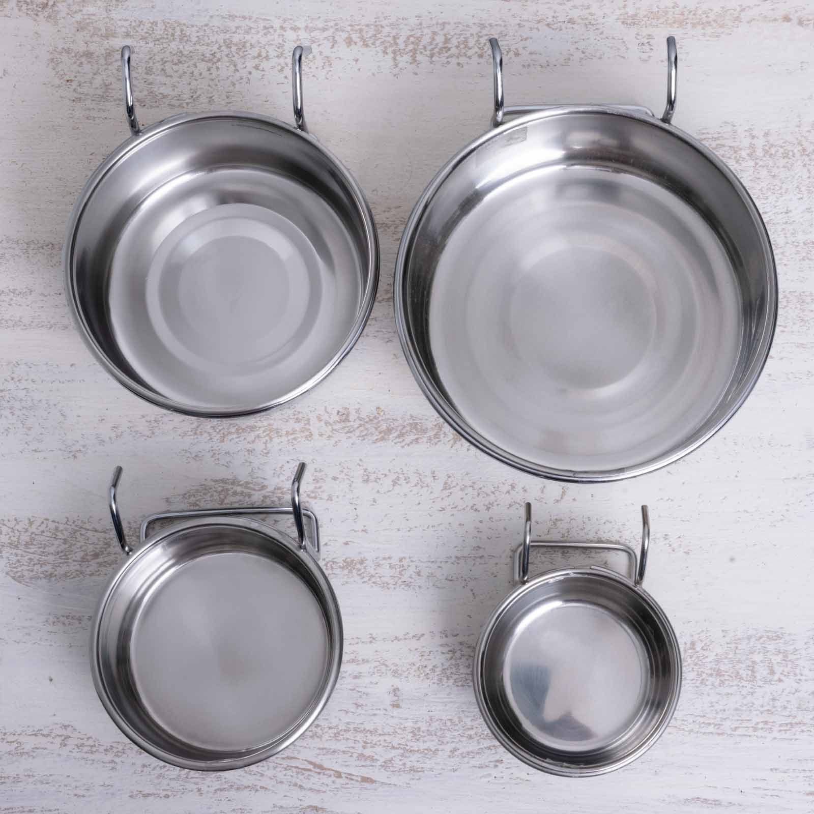 Edelstahlnapf zum Einhängen