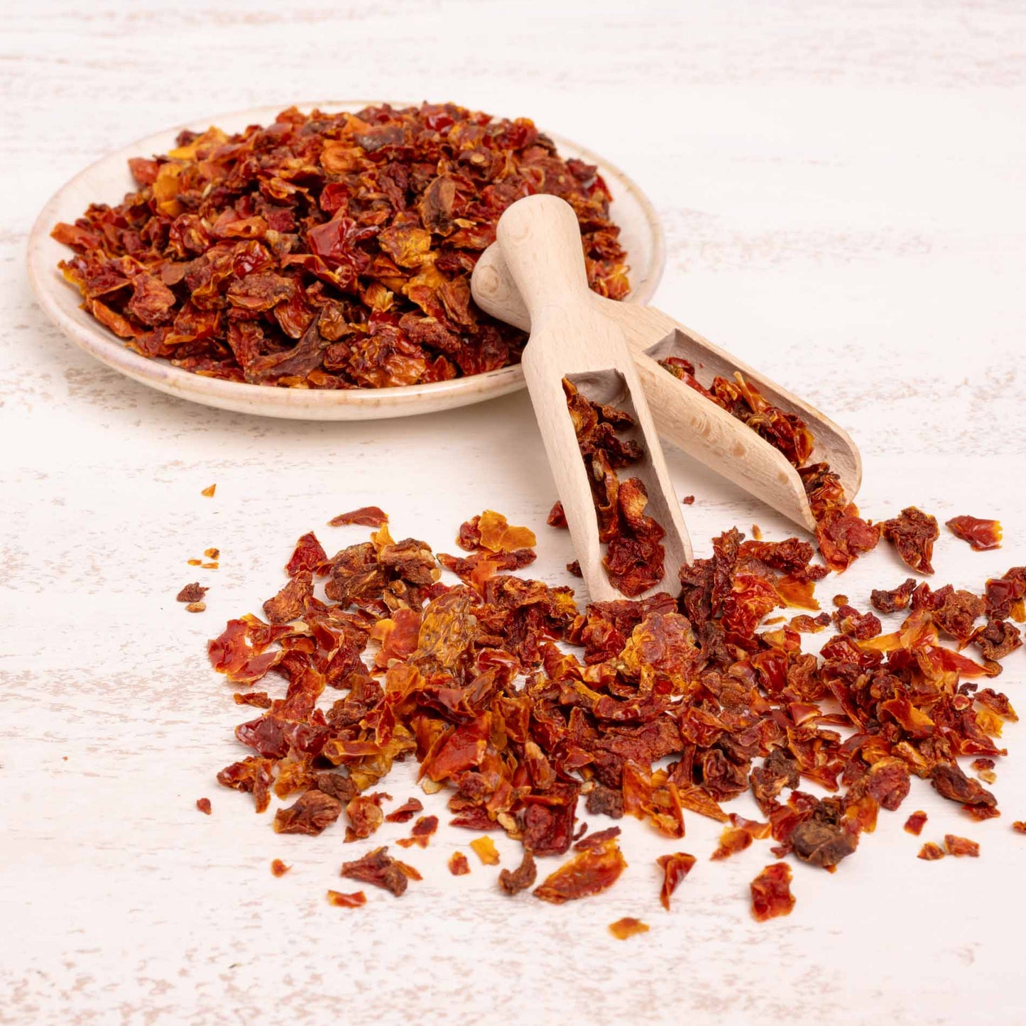 Tomatenflocken (getrocknet) – Papageienfutter-Zusatzfuttermittel