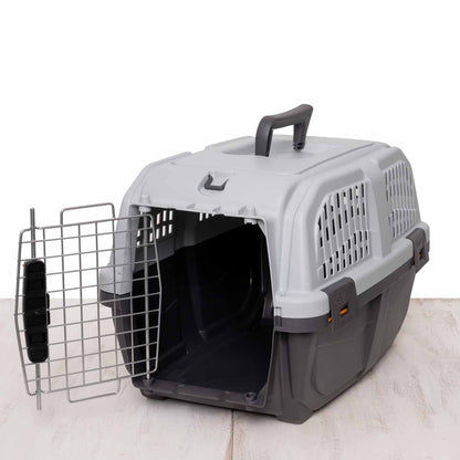 Transportbox grau – sichere Transportlösung für Vögel und Kleintiere