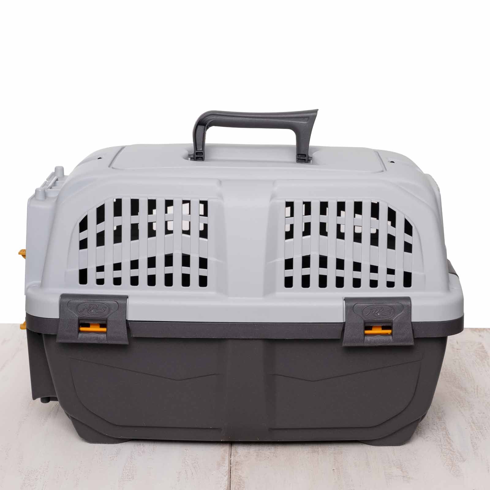 Transportbox grau – sichere Transportlösung für Vögel und Kleintiere