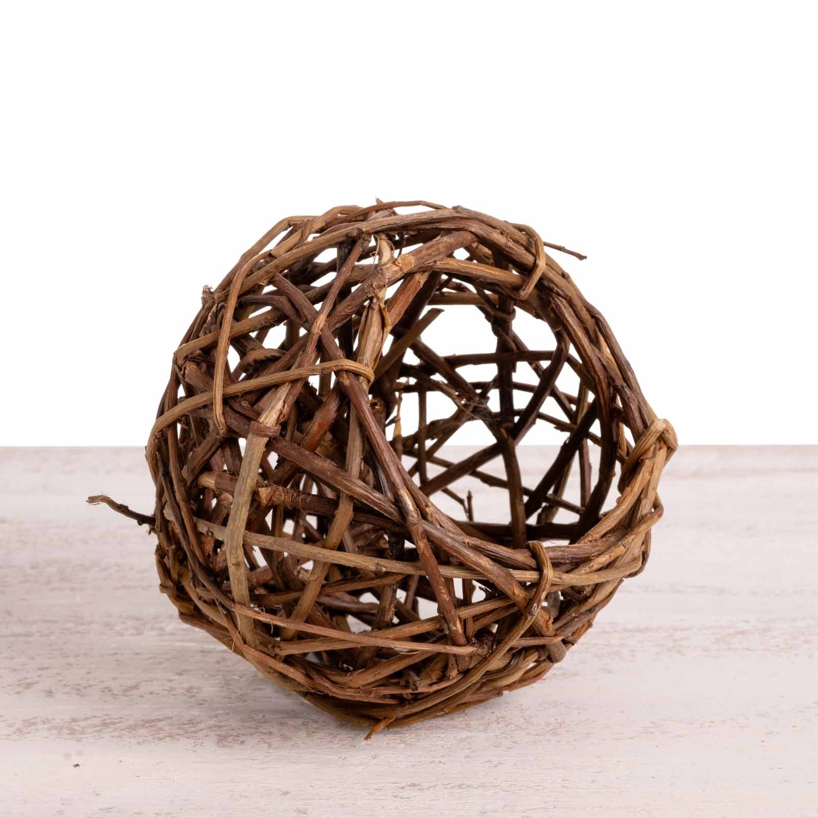 Weidenkugel extra groß mit Öffnung zum Befüllen
