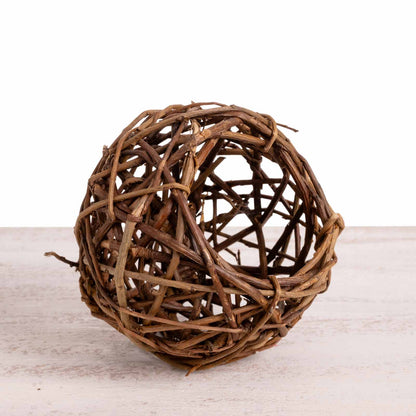 Weidenkugel extra groß mit Öffnung zum Befüllen