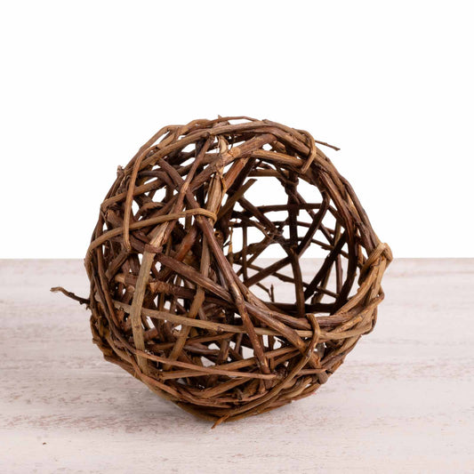 Weidenkugel extra groß mit Öffnung zum Befüllen