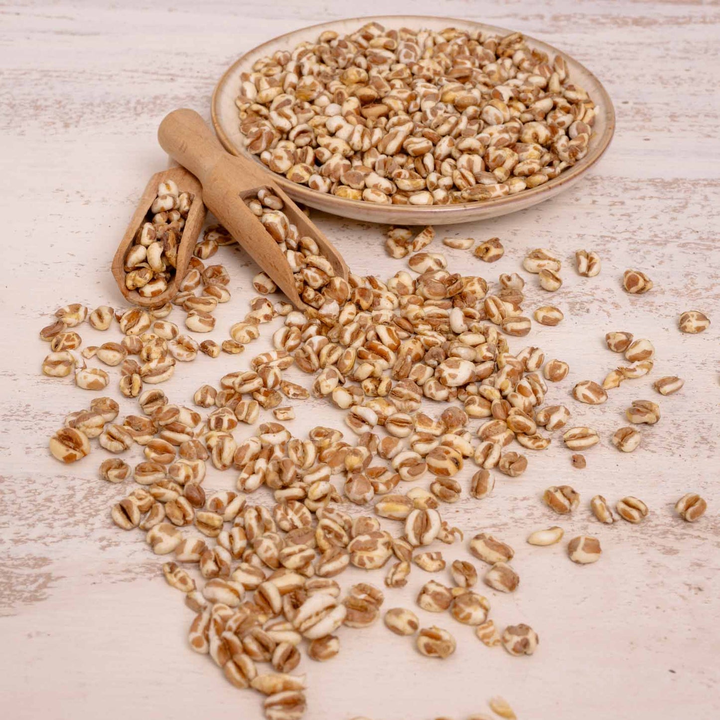 Weizen gepufft – Papageienfutter