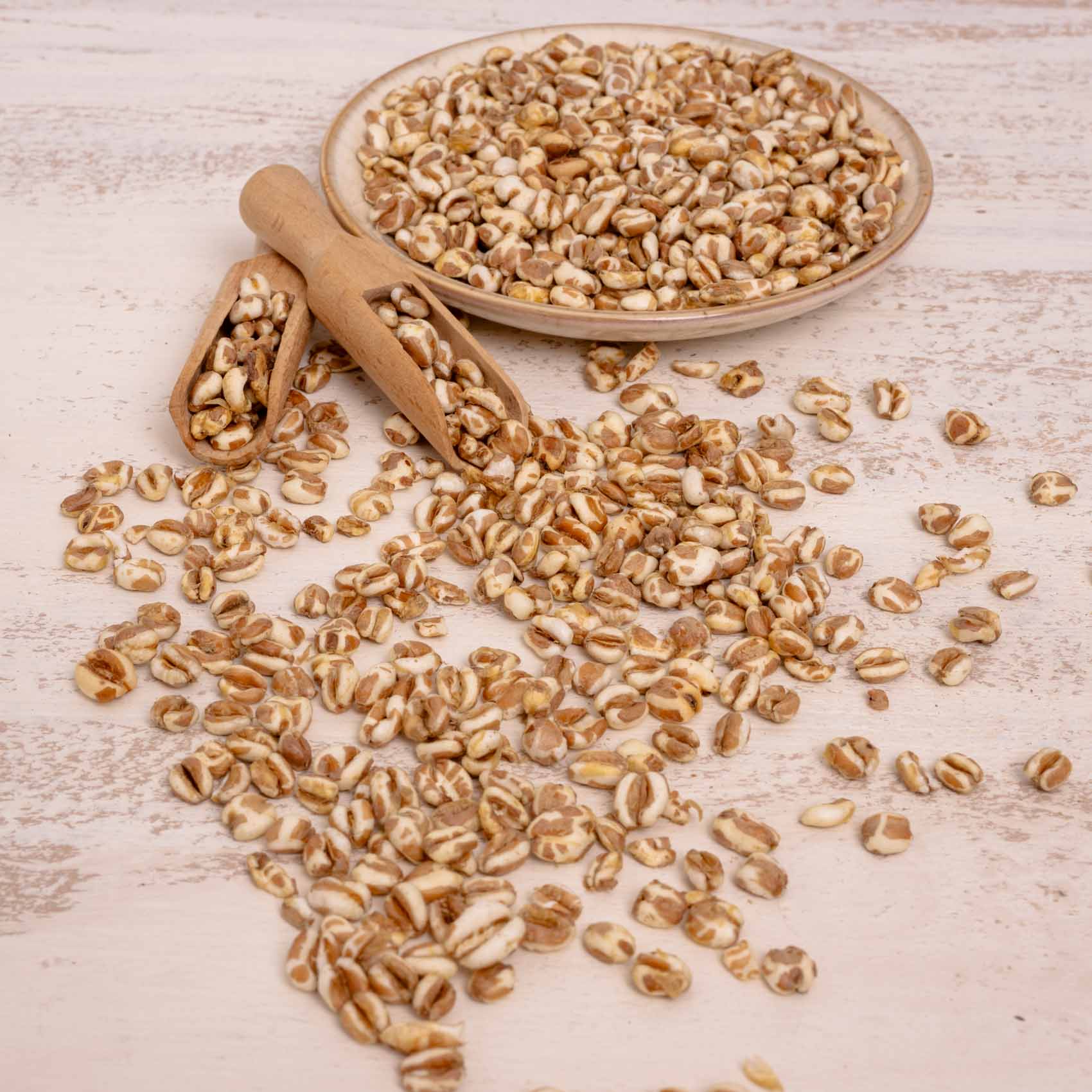 Weizen gepufft – Papageienfutter