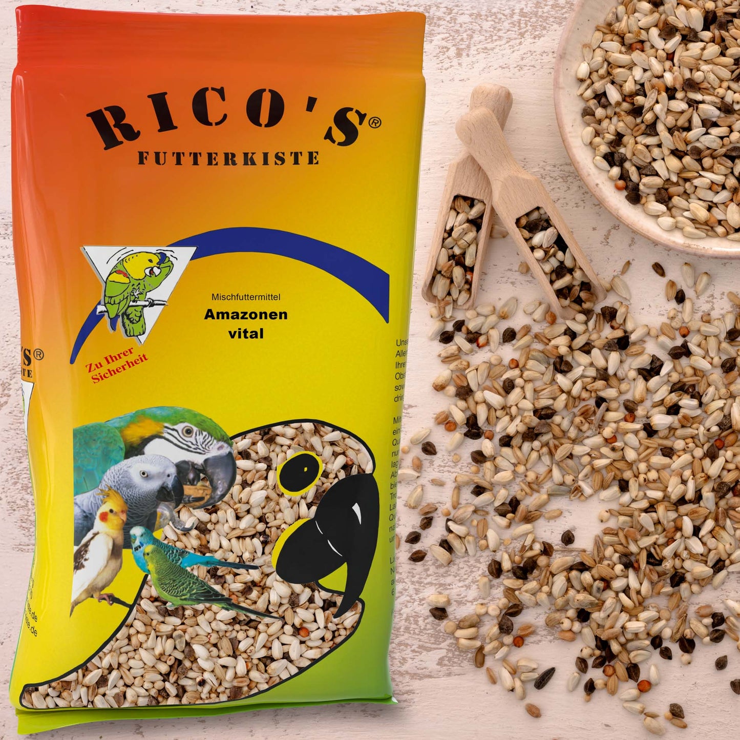 Futter für Amazonen – Papaeienfutter