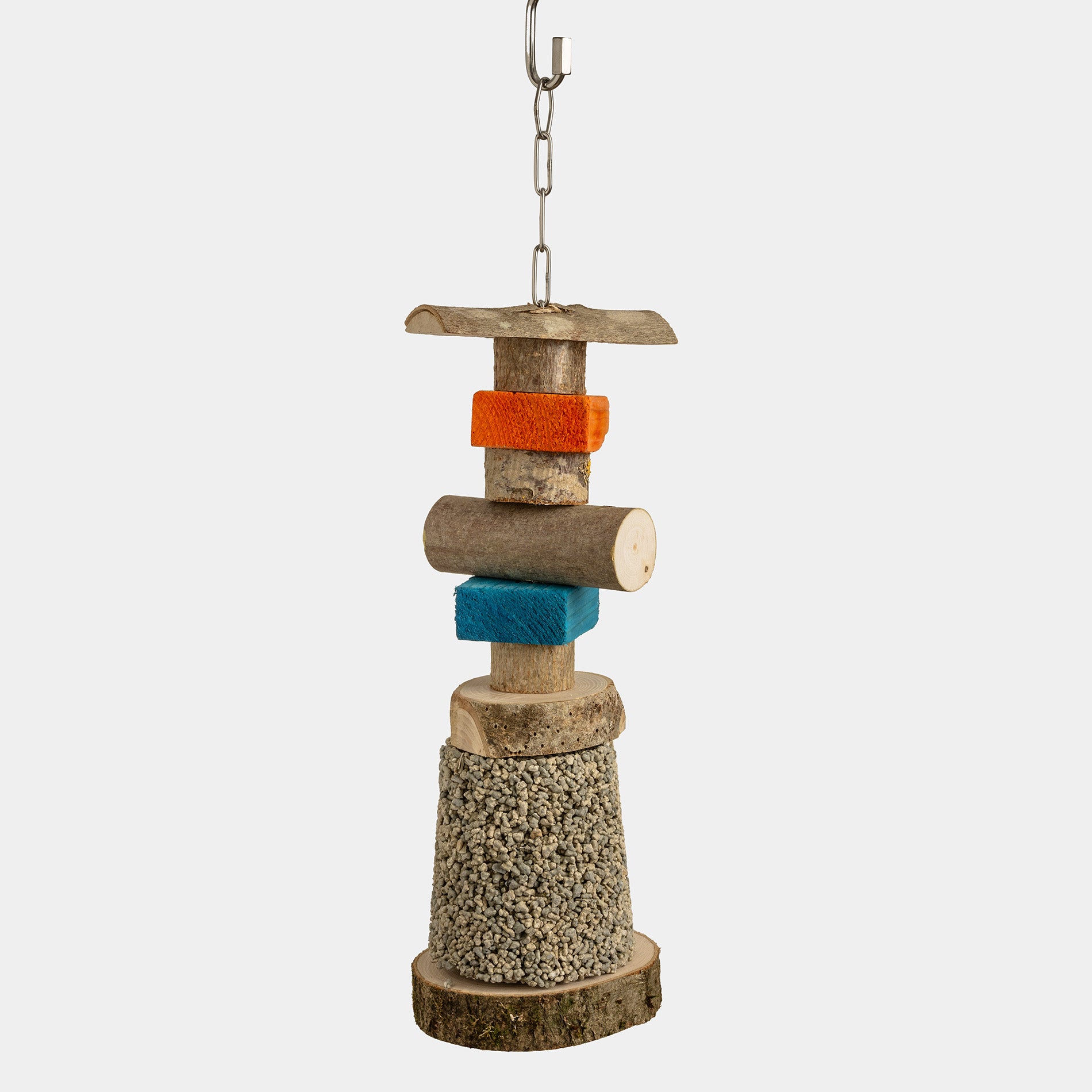 Stone-Rope Mineralstein für große Papageien