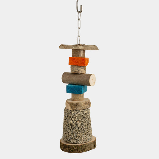 Stone-Rope Mineralstein für große Papageien