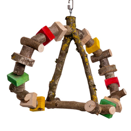 Papageien-Schaukel „Welle“ – Papageienspielzeug